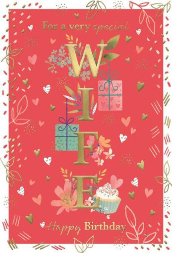 Picture of FOR A VERY SPECIAL WIFE BIRTHDAY
